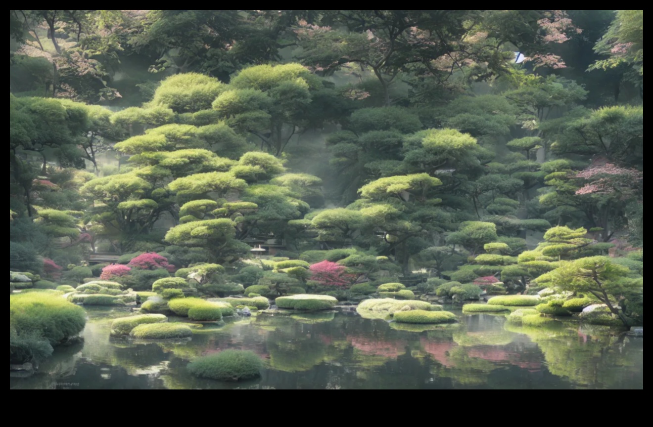 Pensule ale naturii: arta grădinii japoneze